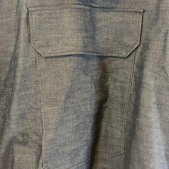 NWT GREI RAW DENIM HOODED LUHKA PONCHO ONE SIZE